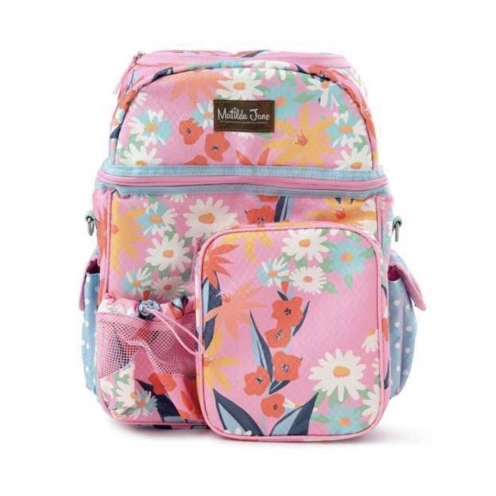 Matilda‎ Jane Women's Pink Everything Packed Cooler Backpack New